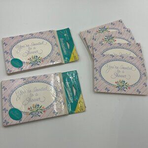 Bridal Shower Forget Me Not American Greetings Vintage Invitations Invites Bride